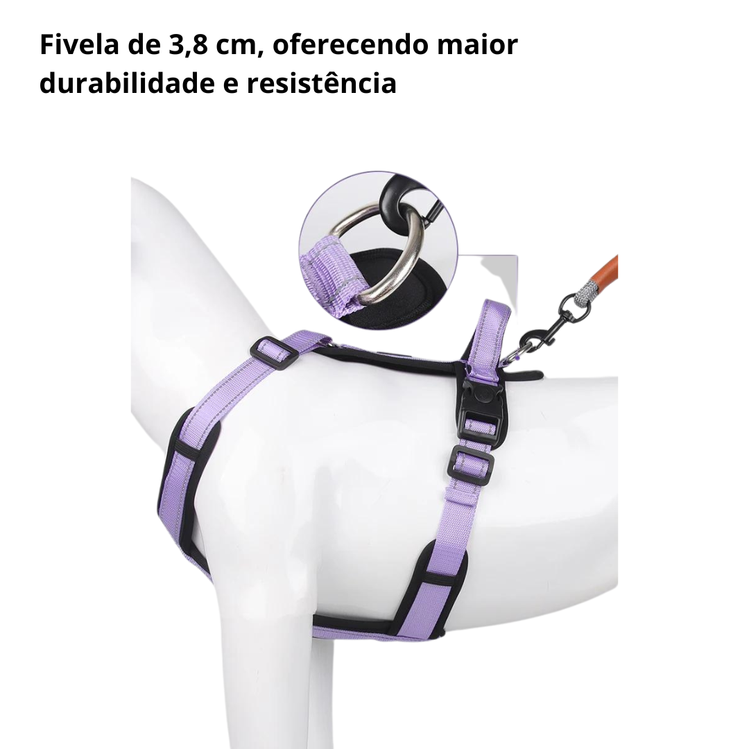 peitoral h para cachorro